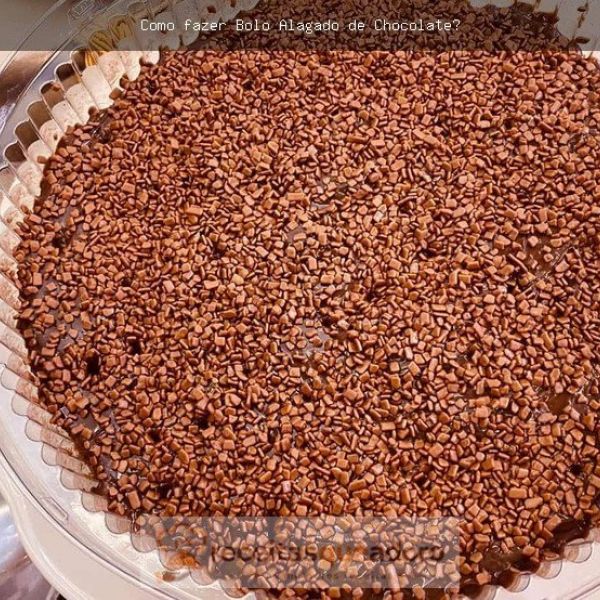 Receita de  ana maria braga Bolo Alagado de Chocolate