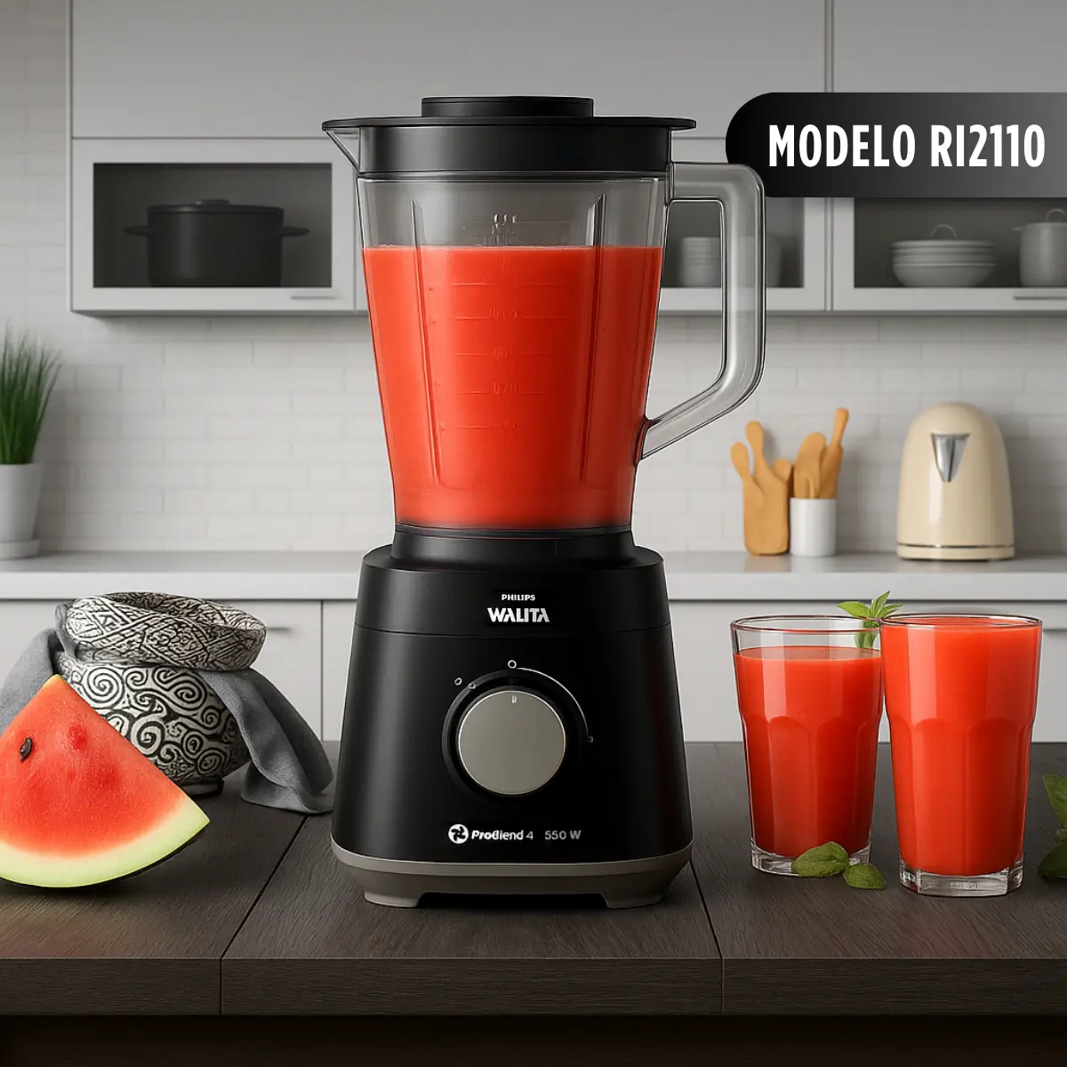 Liquidificador Philips Walita ProBlend4 550W